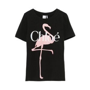 Chloe Women Classic "Flamingo Print" T-Shirt